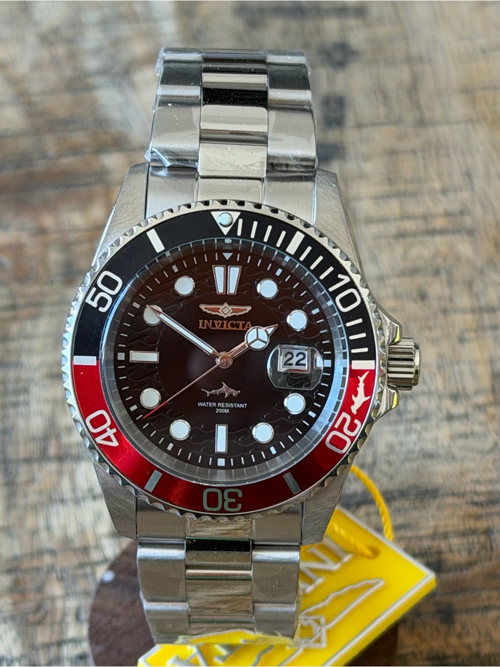 NEW Invicta Pro Diver Isobar Coke Bezel Stainless Steel Watch - 200M WR NIB!